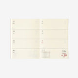 Traveler's Notebook 2027 Weekly Diary Refill - Passport Size