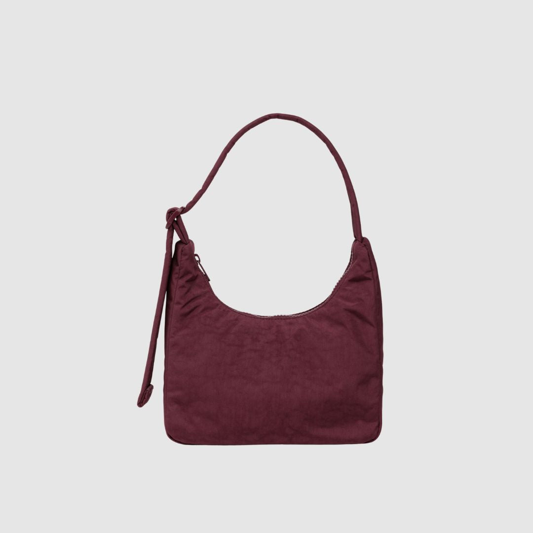 Baggu Mini Nylon Shoulder Bag - Mahogany_Simple_Beautiful_Things