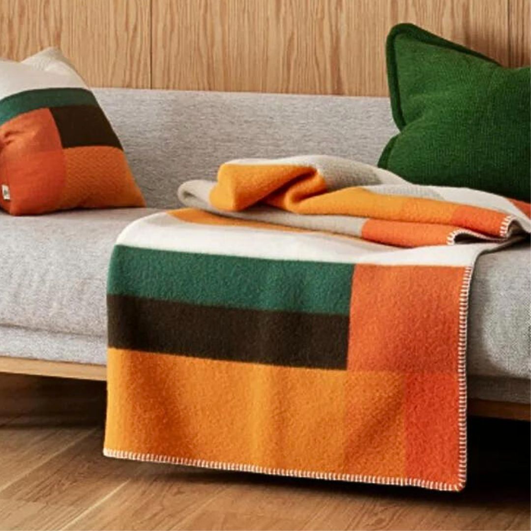 Roros Tweed Designer 100% Norwegian Wool Throw