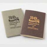 TRAVELER’S notebook Card Size 20th Anniversary Set - Brown