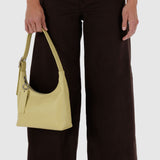 Baggu Recycled Leather Shoulder Bag Mini - Straw