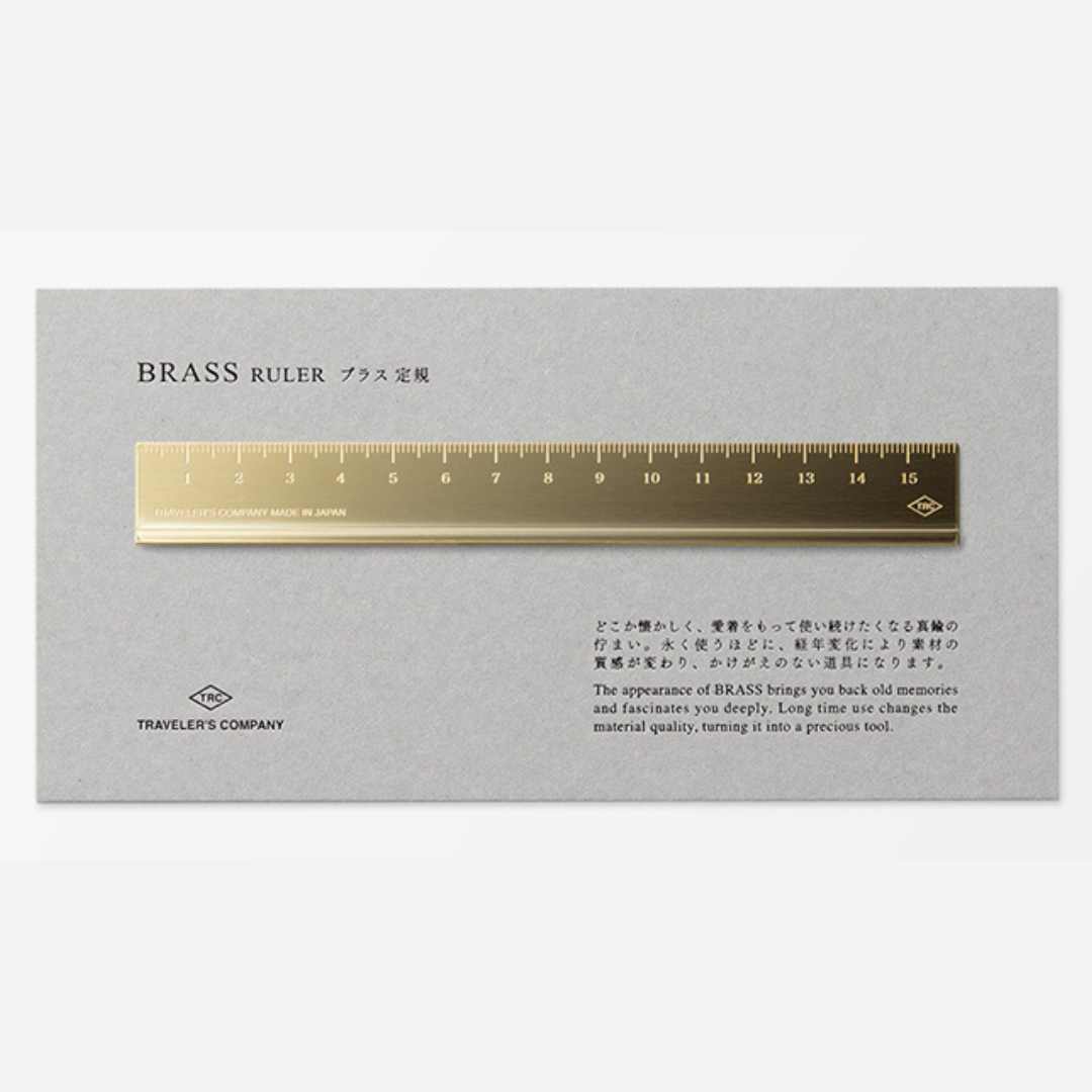 Traveler's Company Brass Ruler - A Timeless Companion | Simple ...