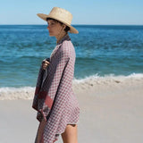 Mungo Beach Towel Willow Weave - Urchin