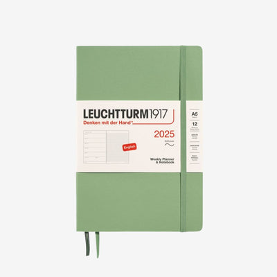 Leuchtturm1917 Weekly Planner & Notebook 2025 - A5_Sage