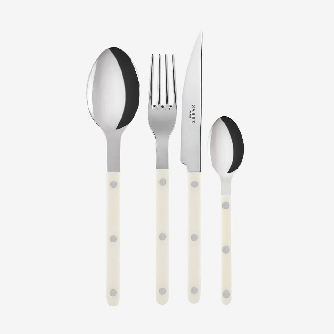 Sabre Cutlery Bistro 24 Piece - Ivory_Simple_Beautiful_Things