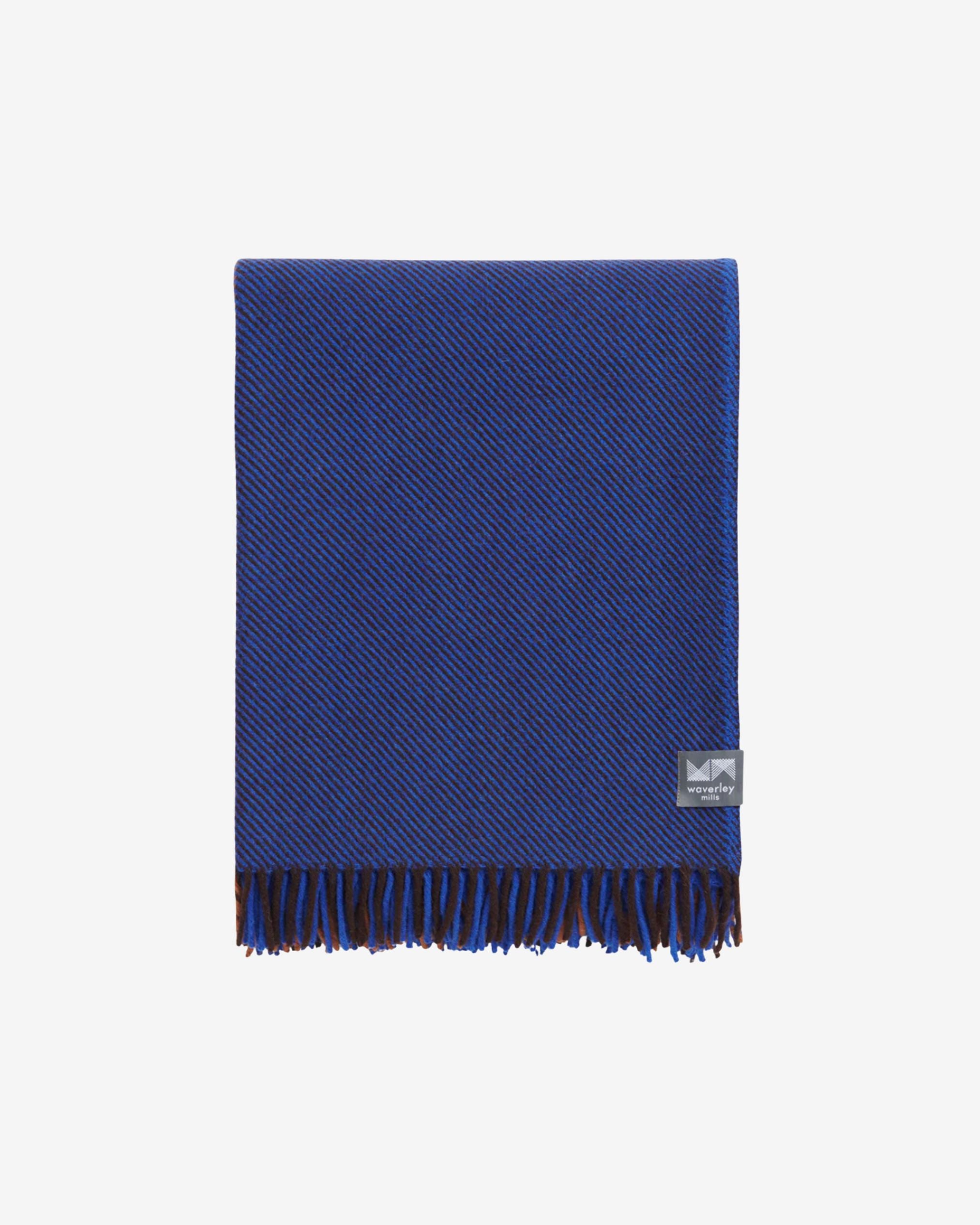 Waverley Mills Merino Wool Throw Gem - Cobalt_Simple_Beautiful_Things