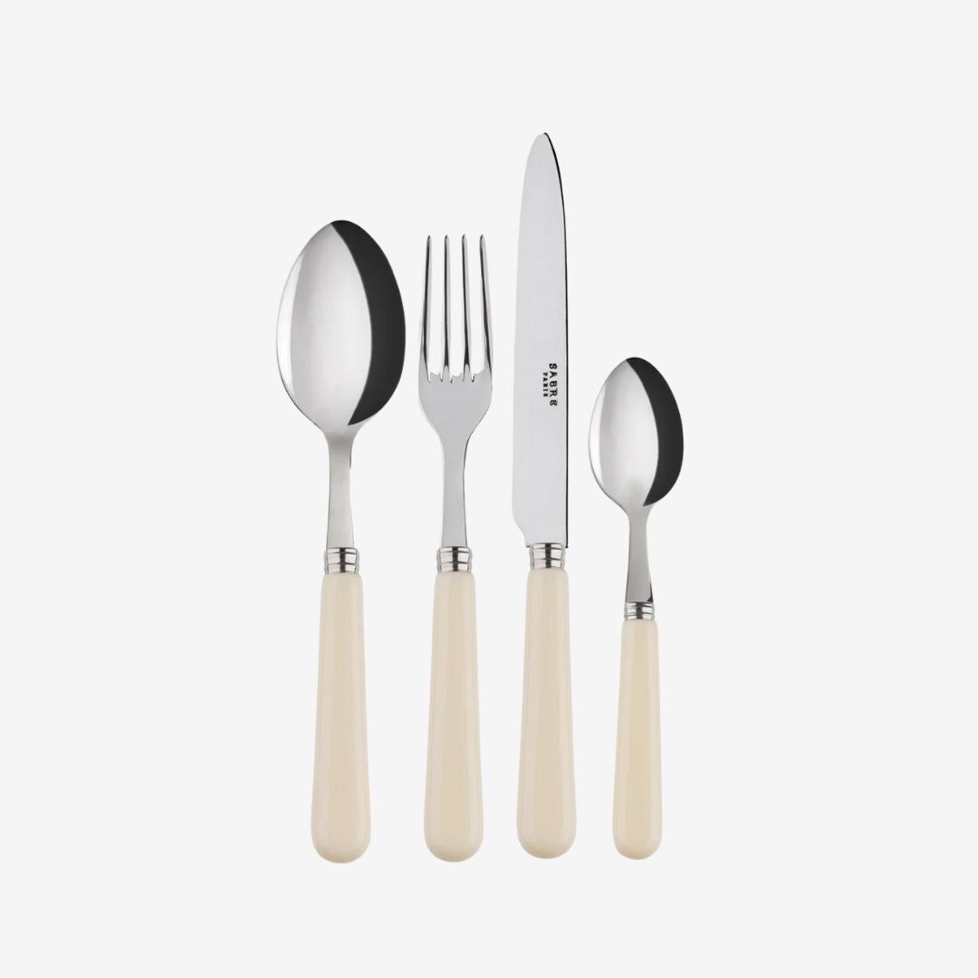 Sabre Cutlery Pop Unis 4 Piece - Ivory_Simple_Beautiful_Things