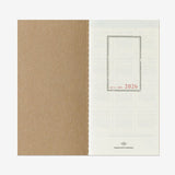 Traveler's Notebook 2026 Week + Memo (Jul - Dec)