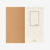 Traveler's Notebook 2027 Monthly Diary Refill