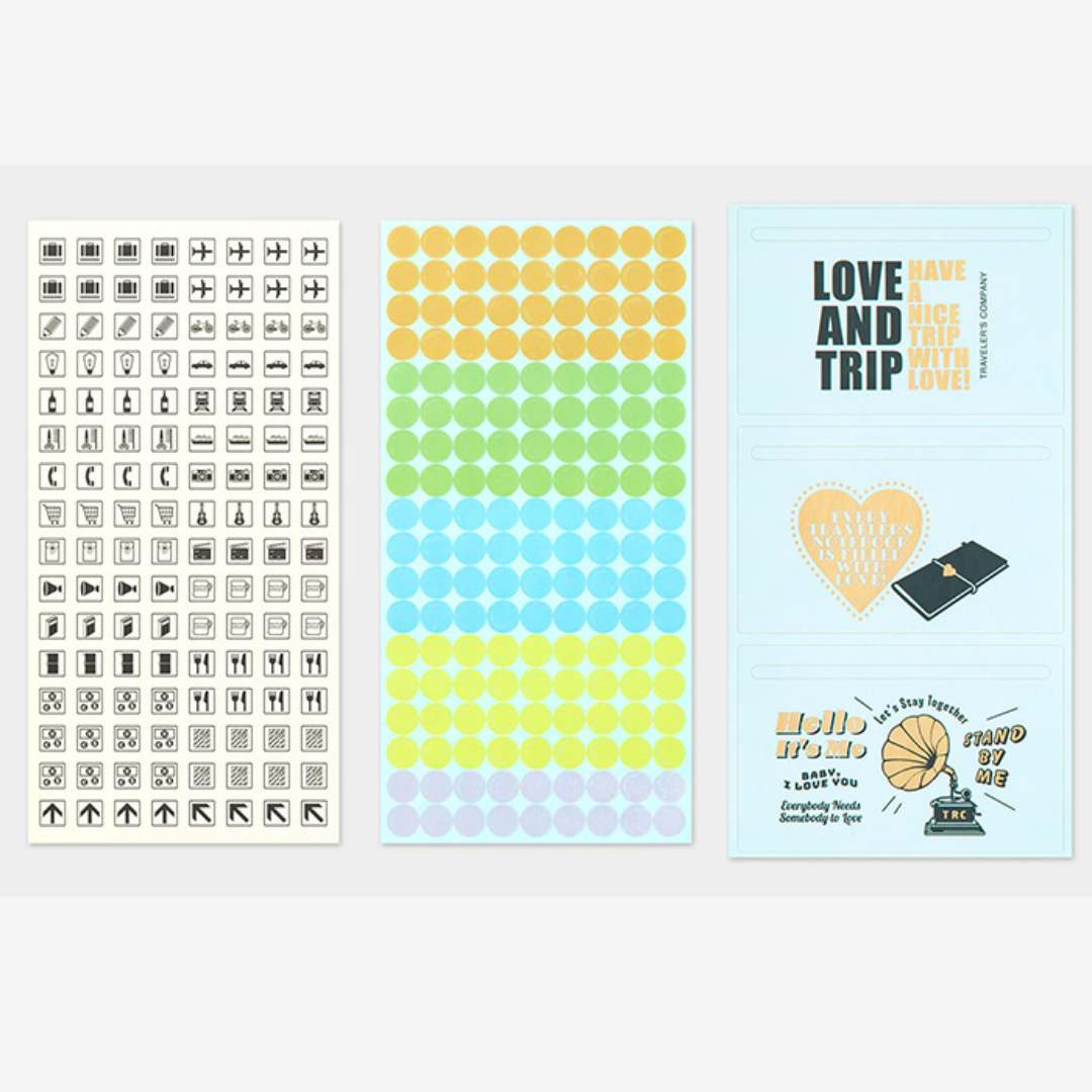 Traveler's Notebook Sticker Set 2025