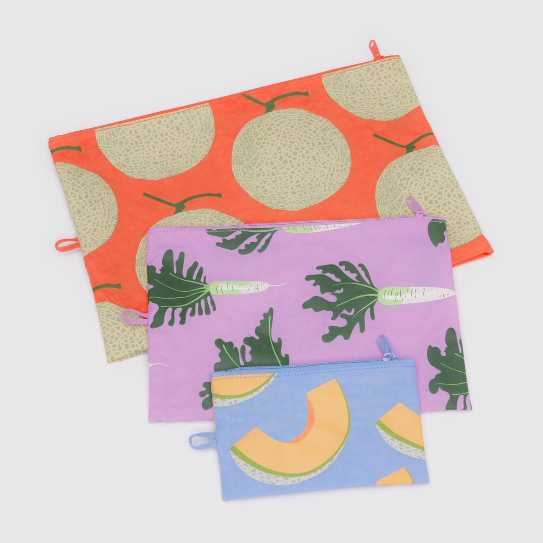 Baggu Go Pouch Set - Japanese Produce_Simple_Beautiful_Things