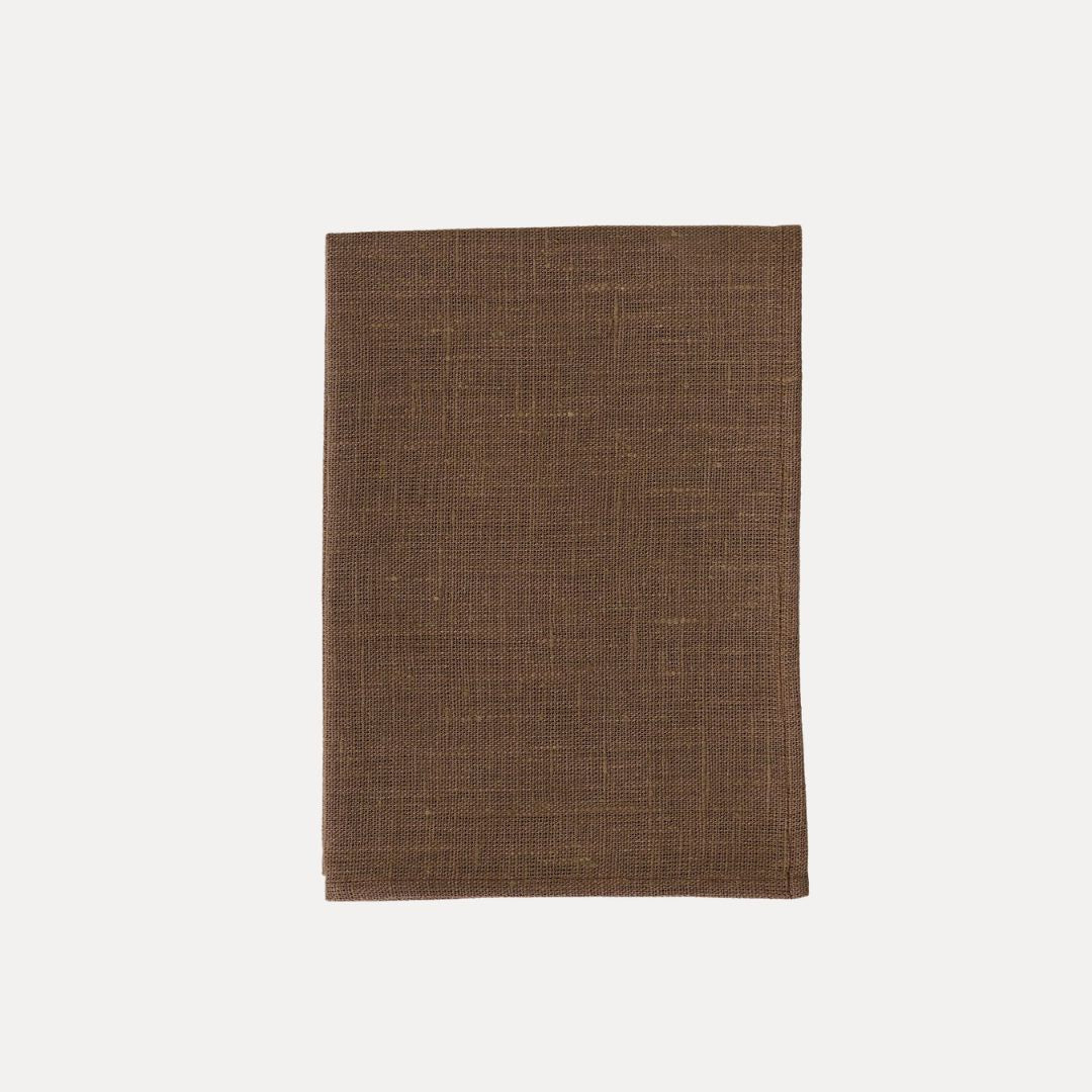 Linen Tea Towel - Thick Chocolate_Simple_Beautiful_Things