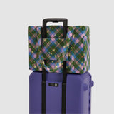 Baggu Cloud Carry-On Small - Green Star Plaid
