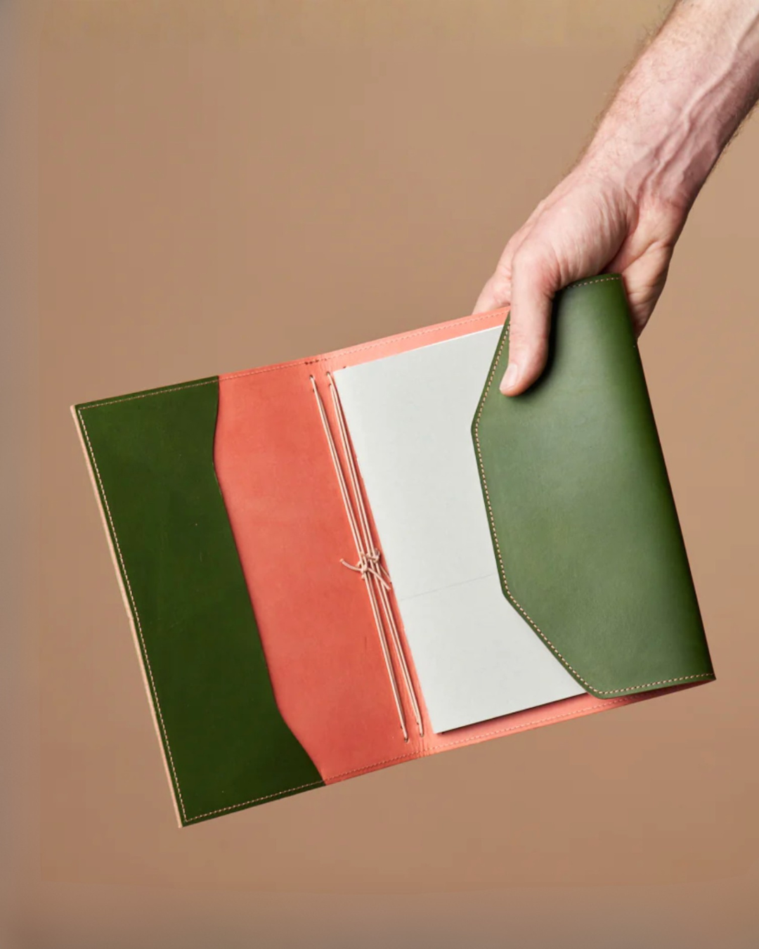 Paper Republic Leather Trifold - A5