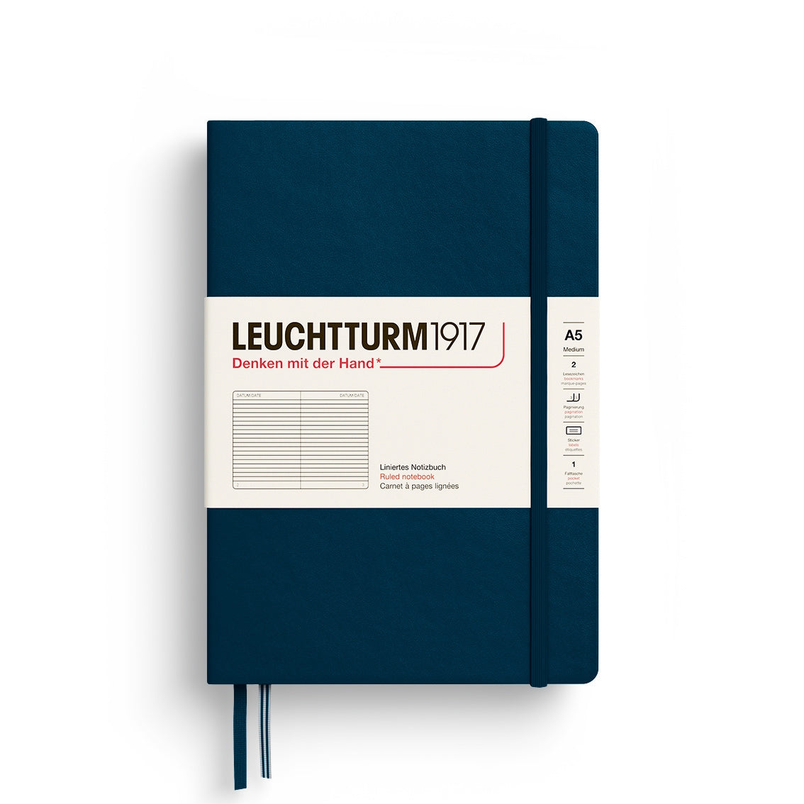 Leuchtturm1917 Hardcover Notebook - A5 Ruled