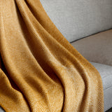 Wool Throw Sun Throw - Yellow