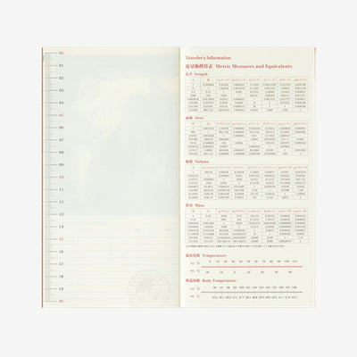 Traveler's Notebook 2025 Monthly Diary