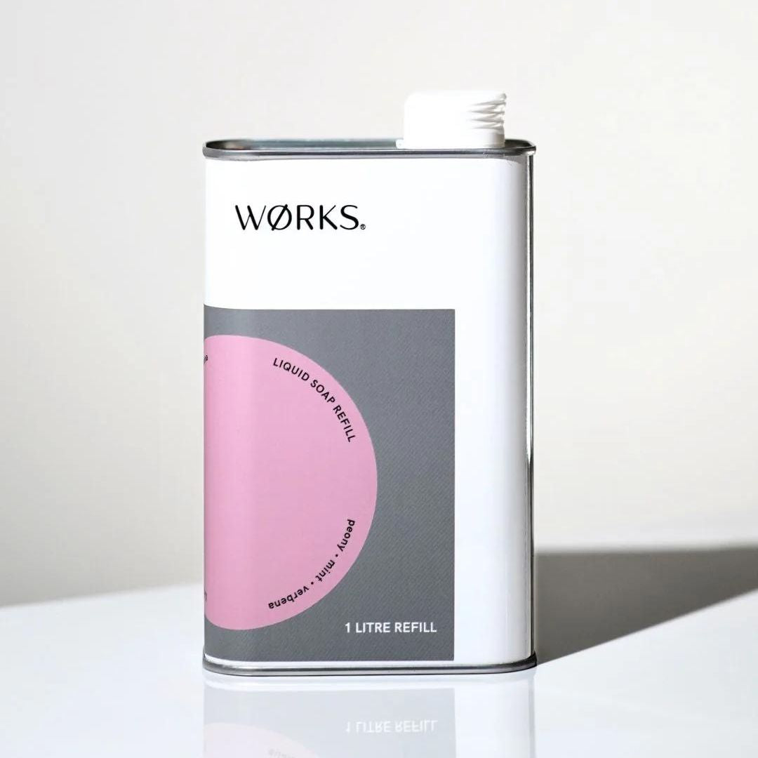 WORKS Body Soap - Peony 1L Refill_Simple_Beautiful_Things