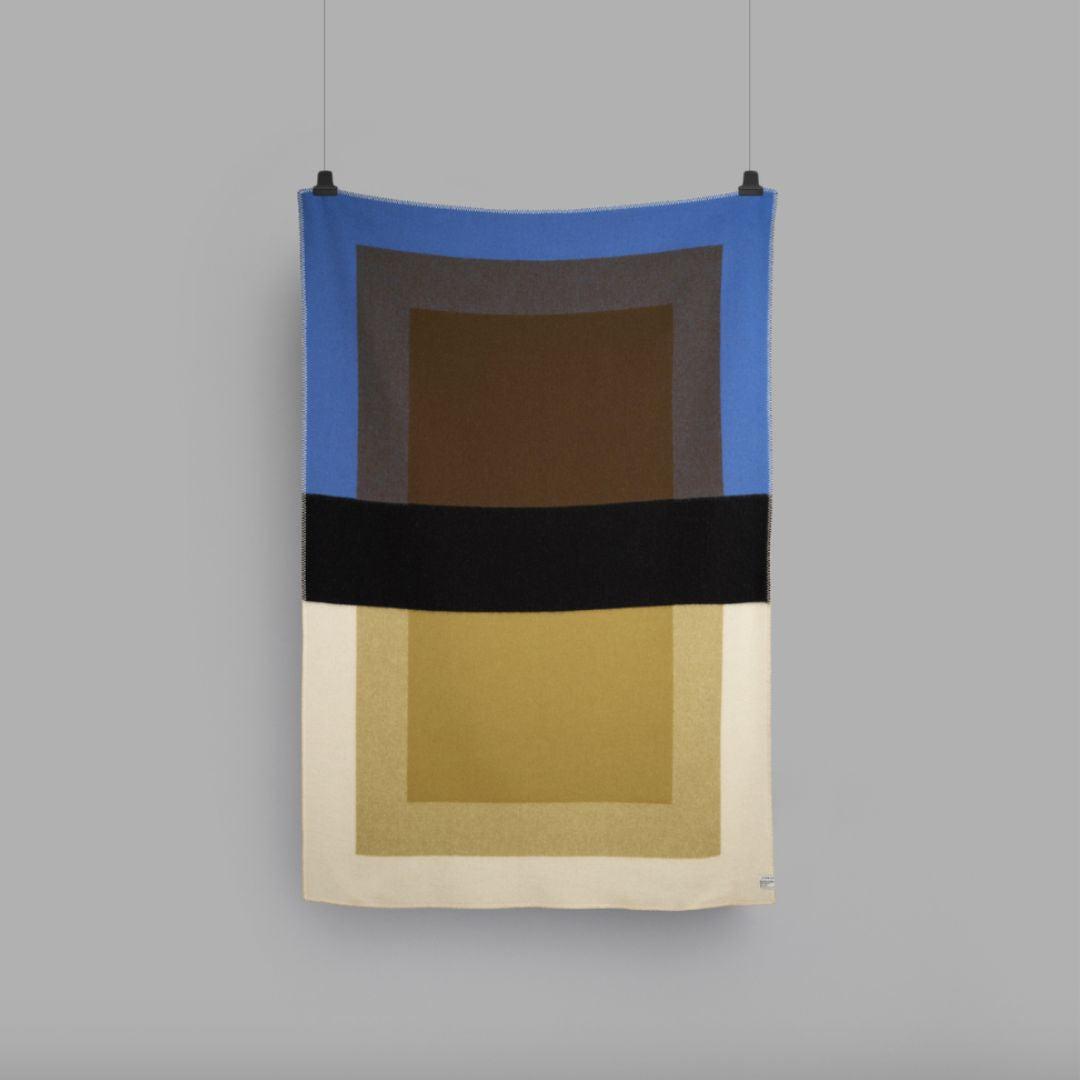 Wool Throw Bento - Olive