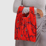 Baggu Pleated Baggu - Red Snapdragon