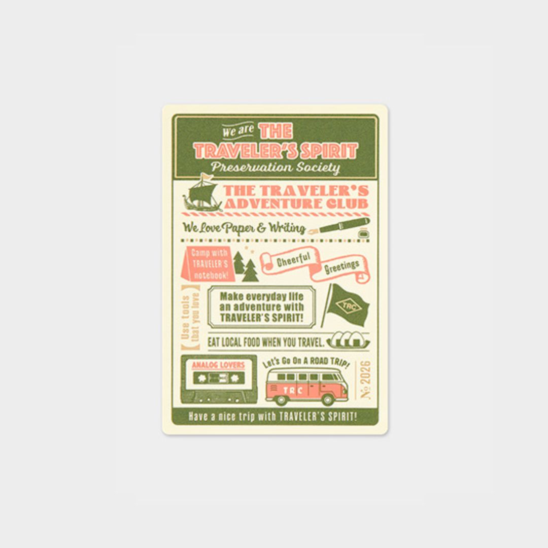 Traveler's Notebook Backing Sheet 2026 Passport size_Simple_Beautiful_Things