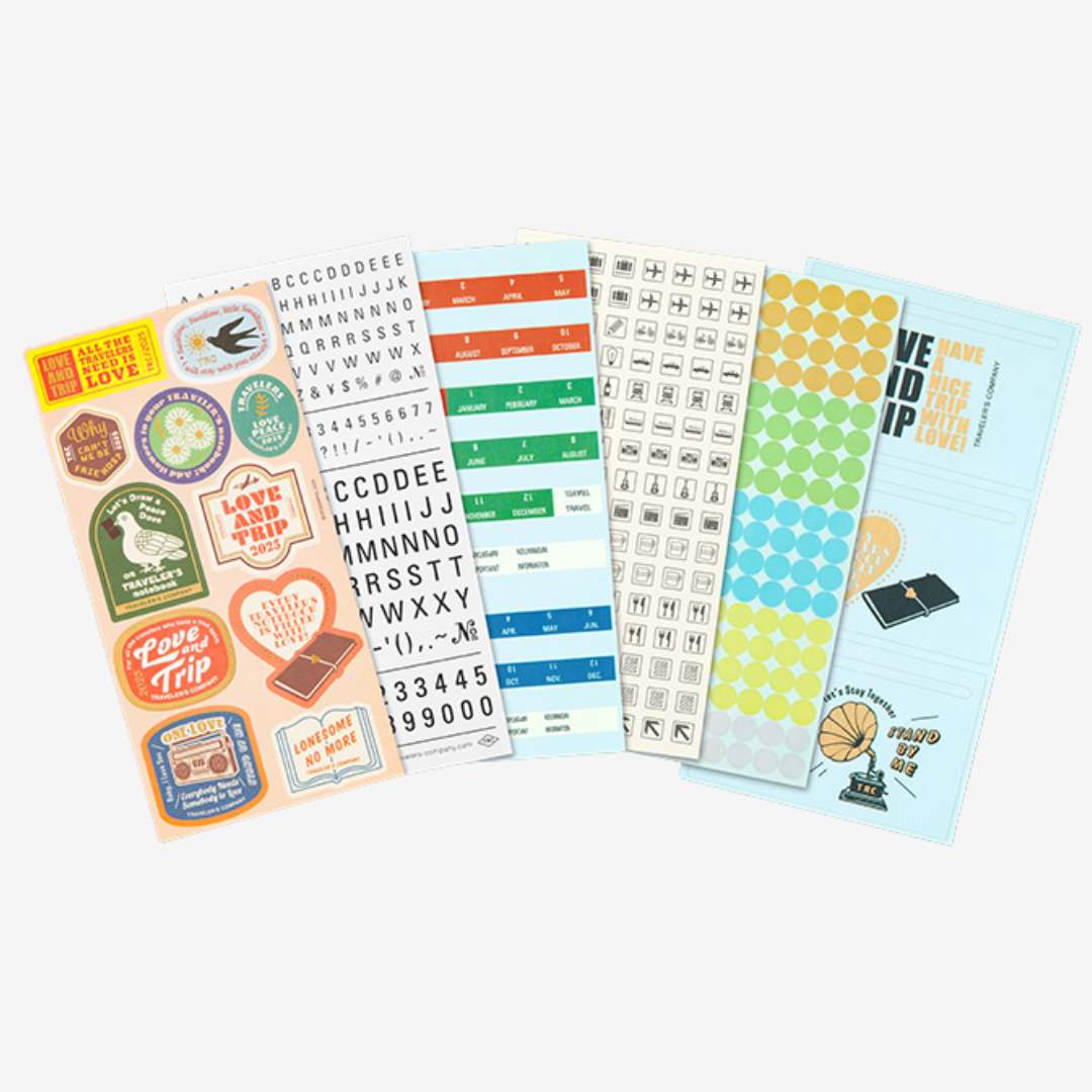 Traveler's Notebook Sticker Set 2025