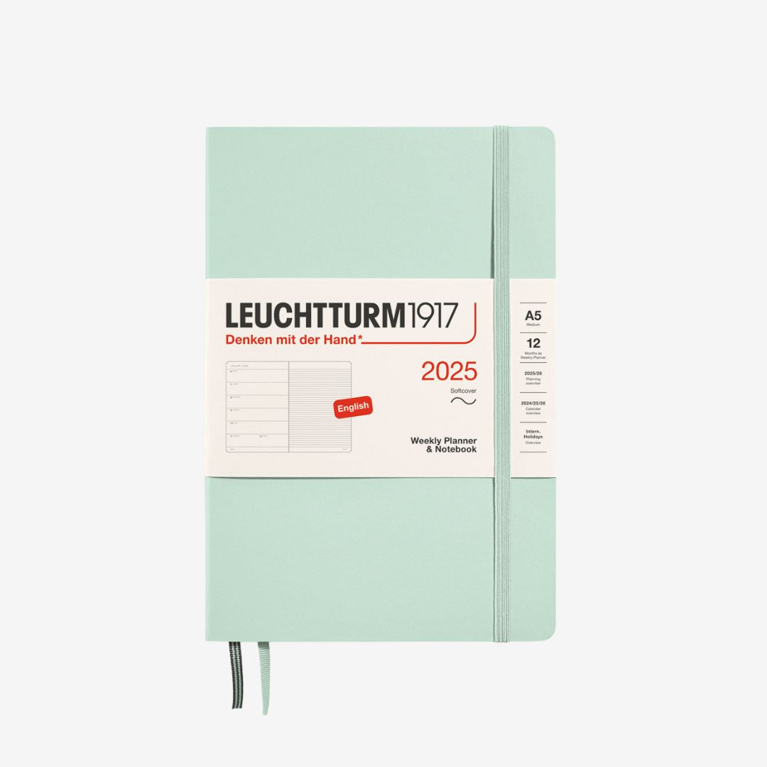 Leuchtturm1917 Weekly Planner & Notebook 2025 - A5