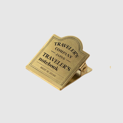 Traveler's Notebook Accessories - Brass clip Logo_Simple_Beautiful_Things
