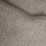 Klippan Eco Wool Blanket Herringbone - Beige and Ivory