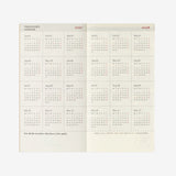 Traveler's Notebook 2027 Monthly Diary Refill