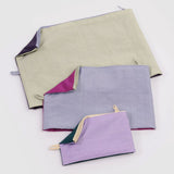Baggu Go Pouch Set - Lagoon Mix