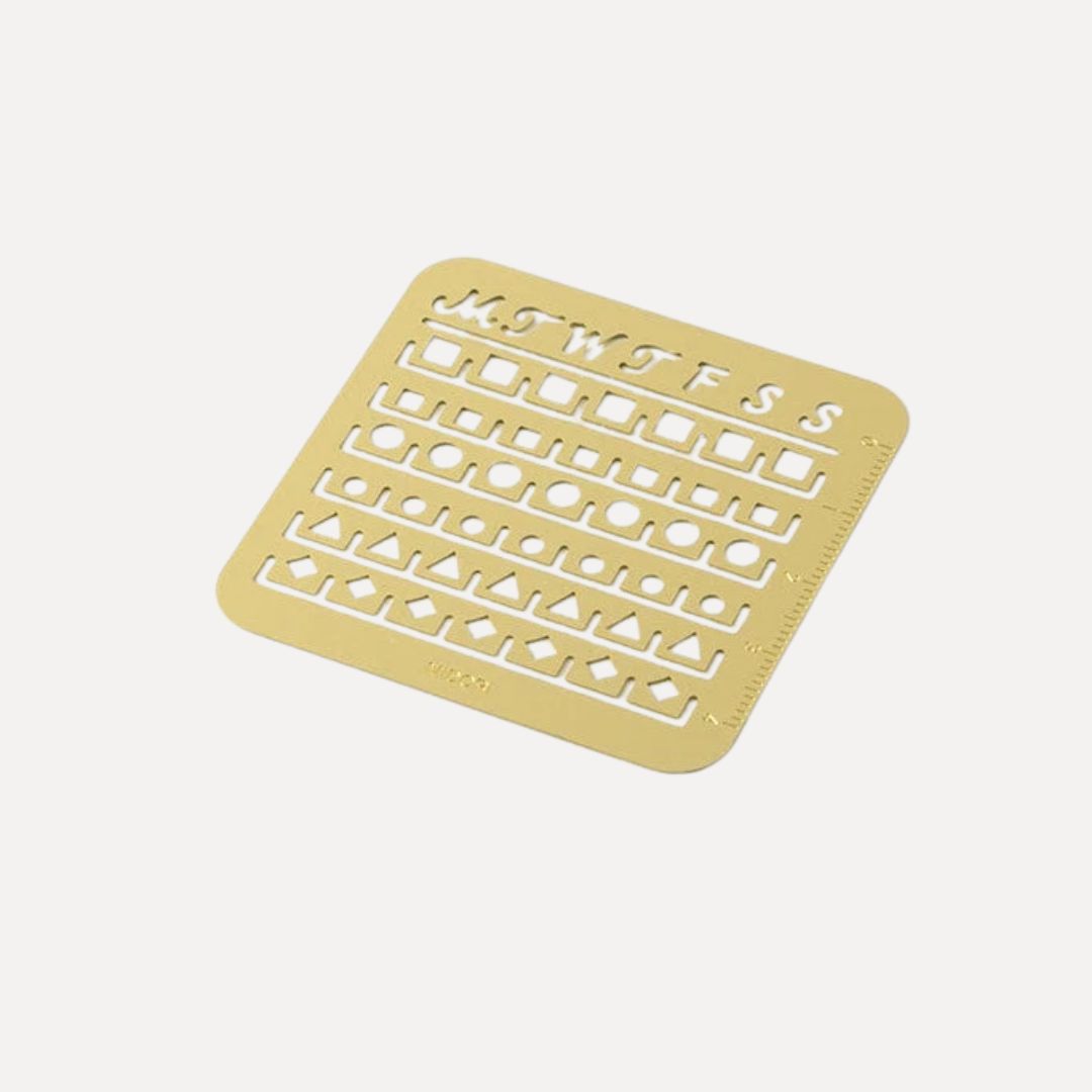 Midori Brass Calendar Template_Simple_Beautiful_Things