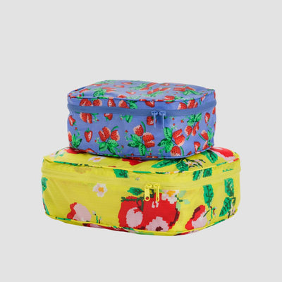 Baggu Packing Cube Set - Needlepoint Fruit_Simple-Beautiful_Things
