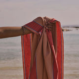 Mungo Ruti Kikoi Cotton Wrap - Apricot