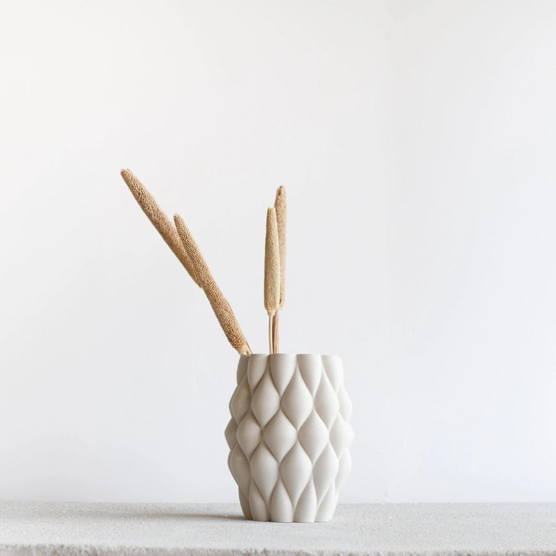 Vase - Copenhagen White 22cm_Simple_Beautiful_Things