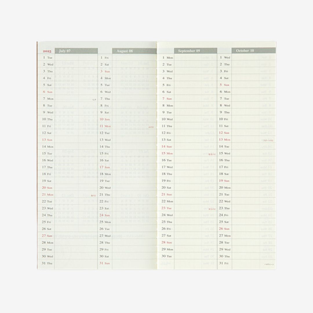 Traveler's Notebook 2025 Week + Memo