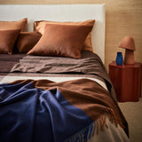 Waverley Mills Merino Wool Throw Gem - Cobalt