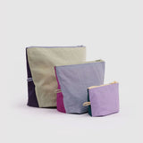 Baggu Go Pouch Set - Lagoon Mix