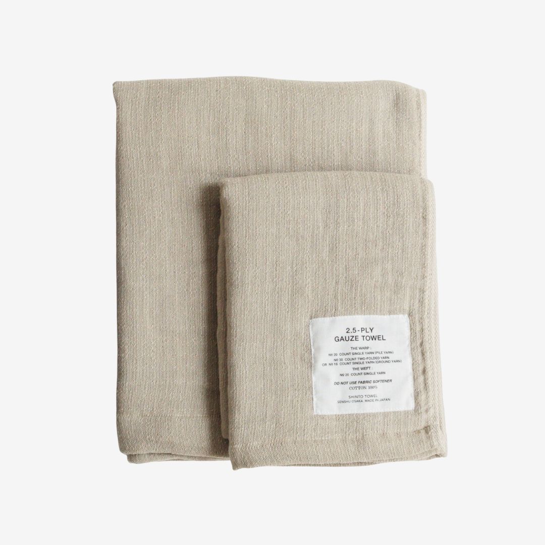 Shinto Towel 2.5 ply Gauze - Beige_Simple_Beautiful_Things