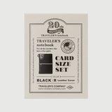 TRAVELER’S notebook Card Size 20th Anniversary Set - Black