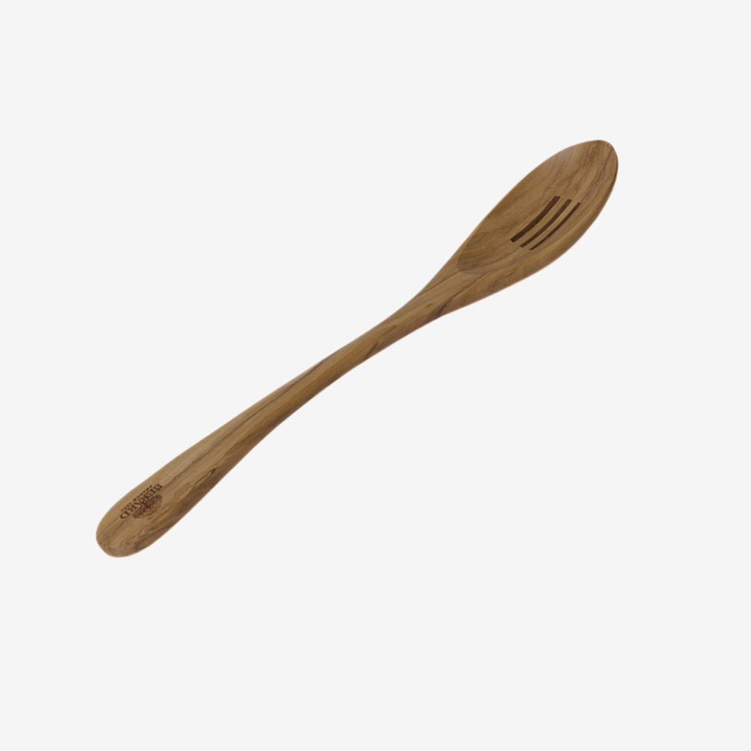 Berard Slotted Spoon 30cm Olive Wood