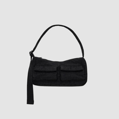 Baggu Cargo Shoulder Bag Small - Black