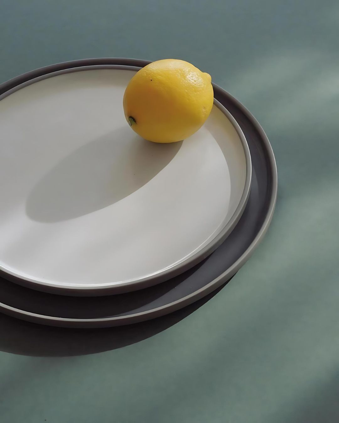 Hasami Porcelain Plate - Dark Grey