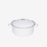 Riess Enamel Pot White