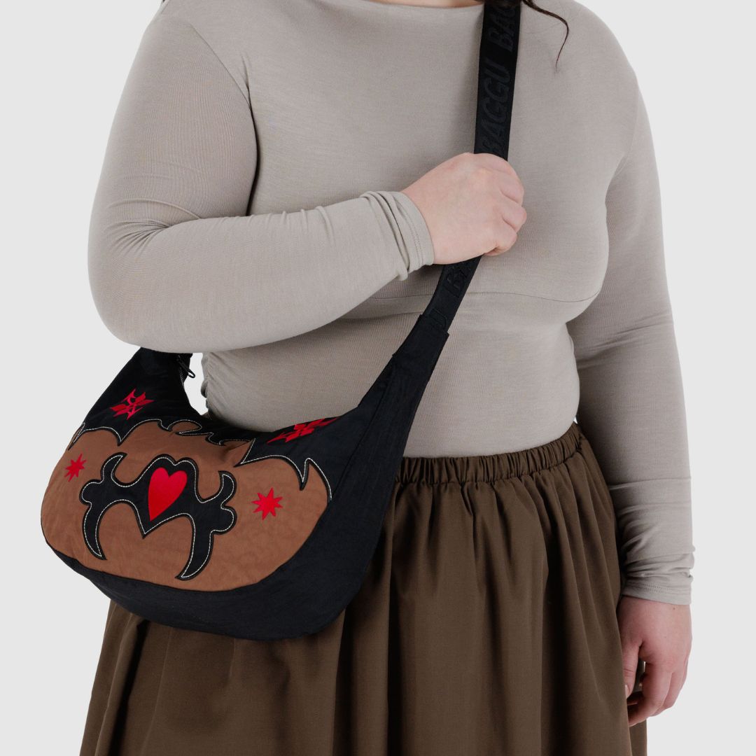 Baggu Nylon Crossbody Bag Medium - Western Appliqué