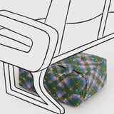 Baggu Cloud Carry-On Small - Green Star Plaid