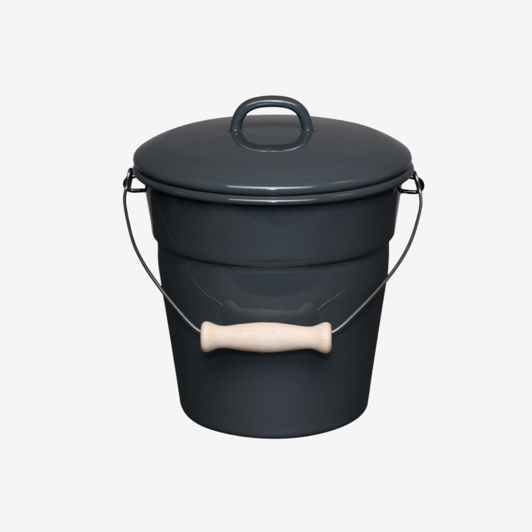 Riess Enamel Kitchen Compost Bin