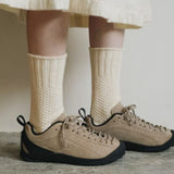 Nishiguchi Kutsushita Wool Cotton Boot Socks - Ivory