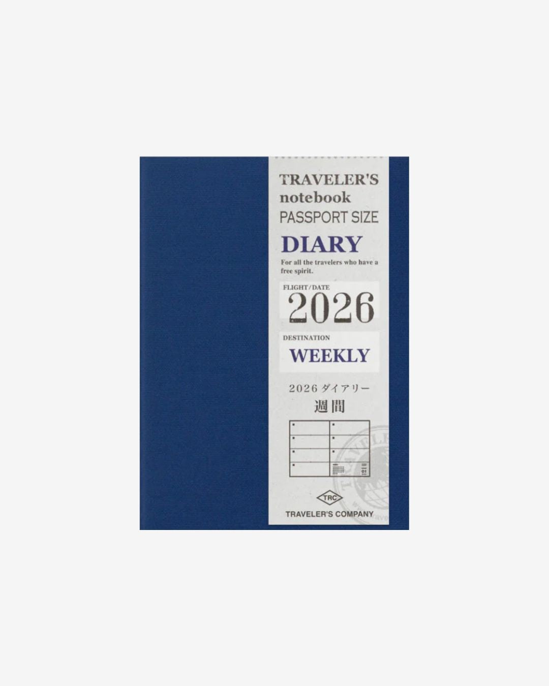 Traveler's Notebook 2026  Weekly Diary Passport (Jul - Dec)_Simple_Beautiful_Things