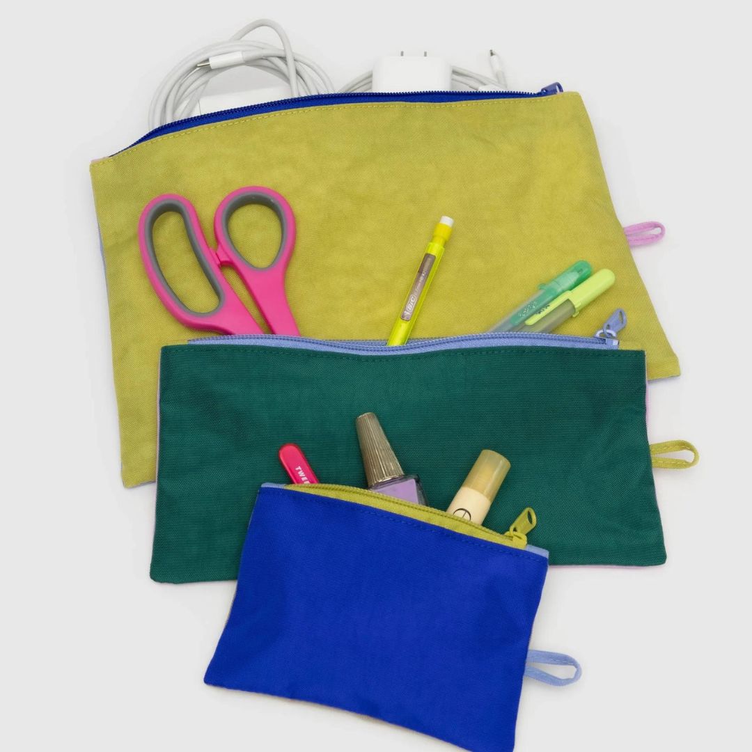 Baggu Flat Pouch Set - Plein Air